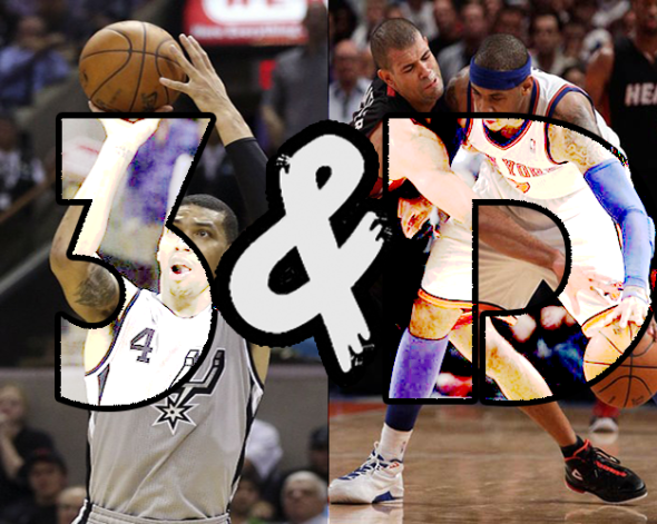 Shane Battier and Danny Green are two of the best Three and D guys left in the playoffs